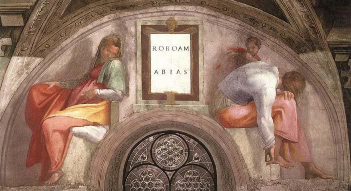 Rehoboam - Abijah, Michelangelo Buonarroti